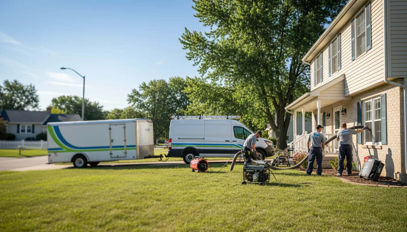 Flooded Basement Restoration And Cleanup With Repair in Lake Village, AR near me